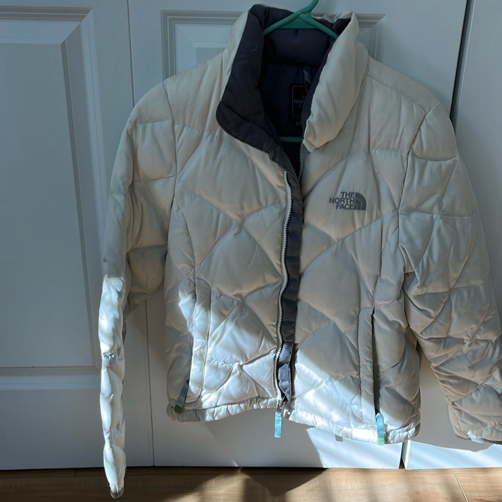 The North Face size XS off white womens jacket